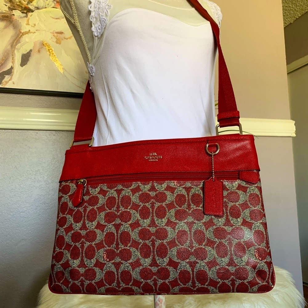 Coach Spencer Signature crossbody/Shoulder bag - Picture 9 of 10